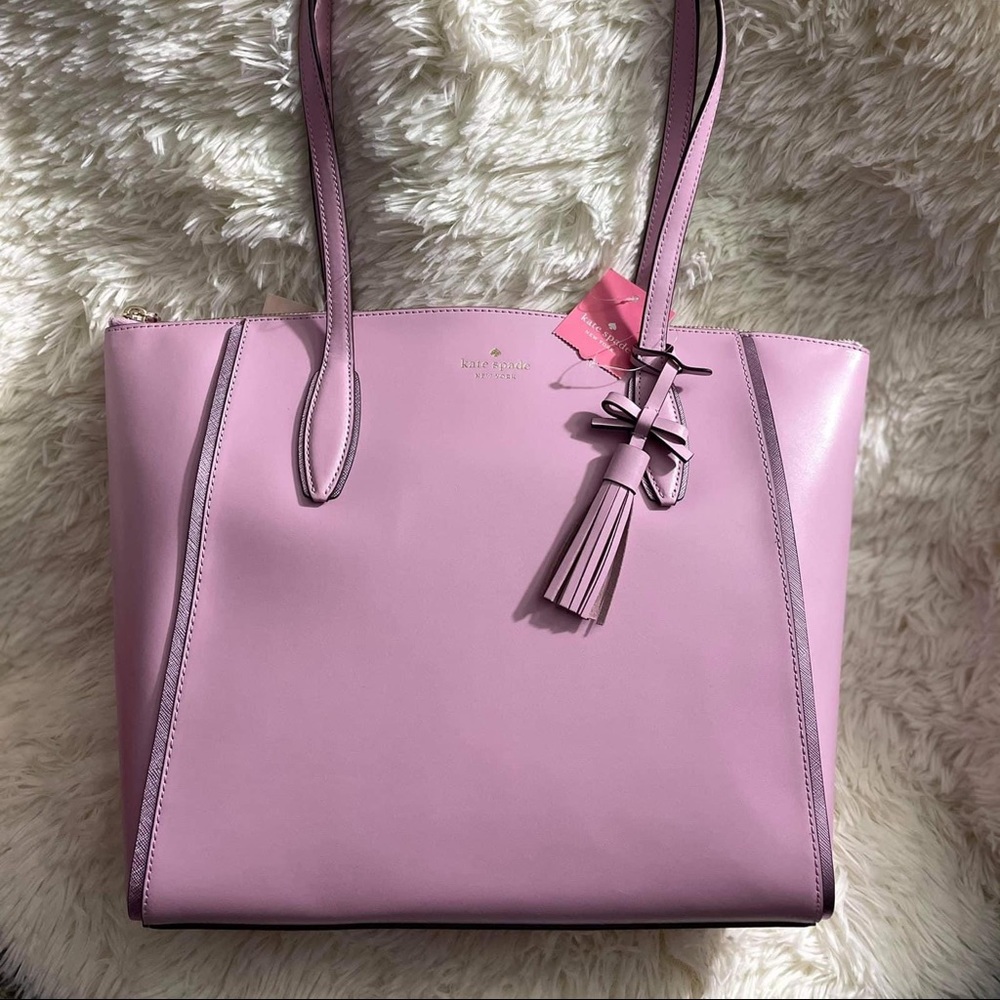 KATE SPADE LARGE ZIPPED TOTE
